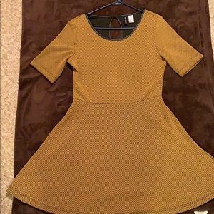 Mustard colored dress